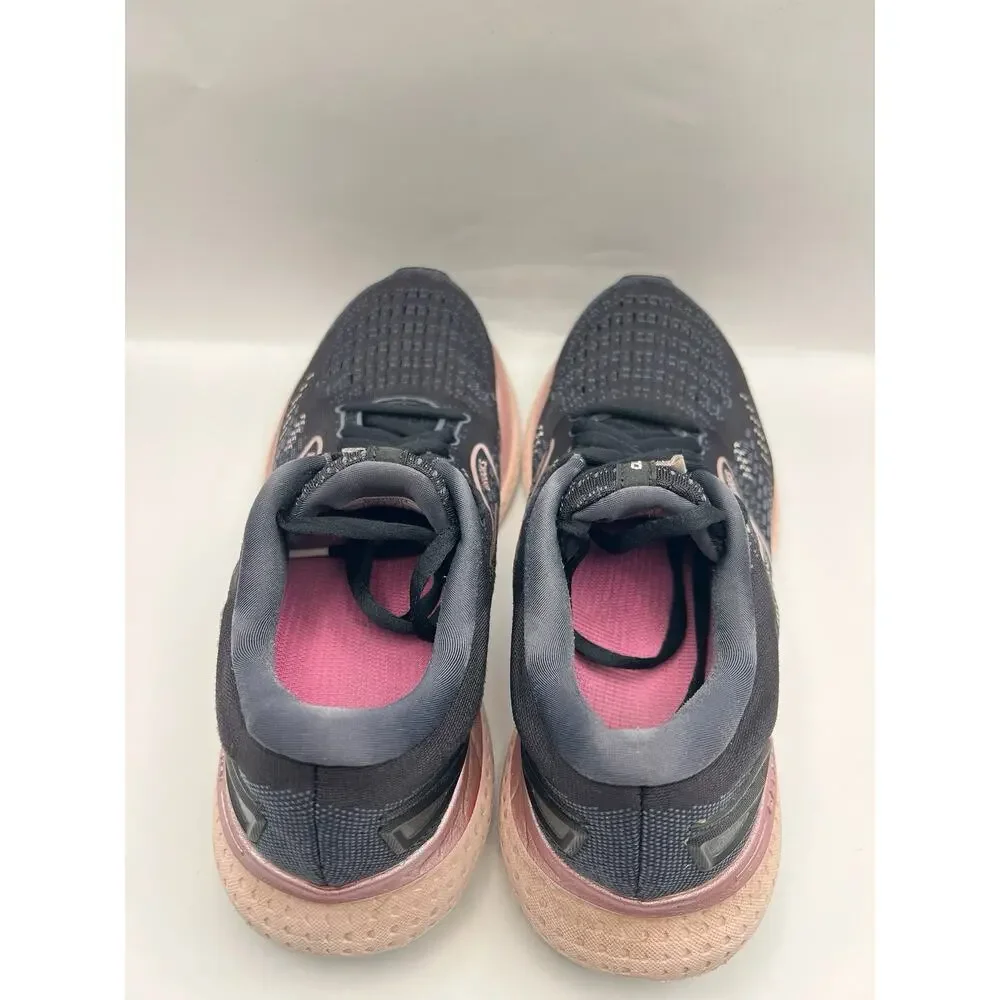 Brooks Glycerin 19 Black And Pink Running Shoes Women Size 9